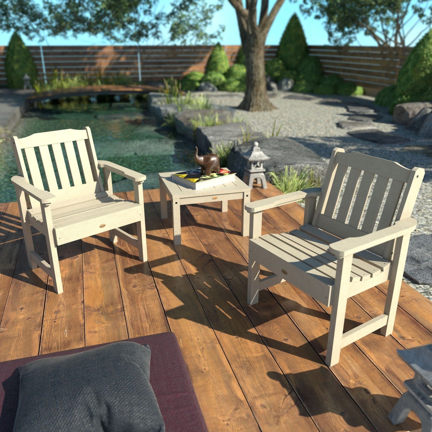 Set da conversazione con sedia da giardino HIGHWOOD Lehigh