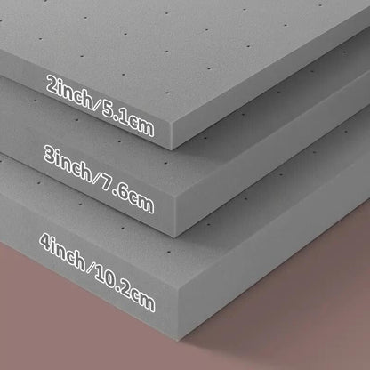 Materasso King Size Extra Firm in schiuma da 2 pollici con supporto lombare ad alta densità CertiPUR