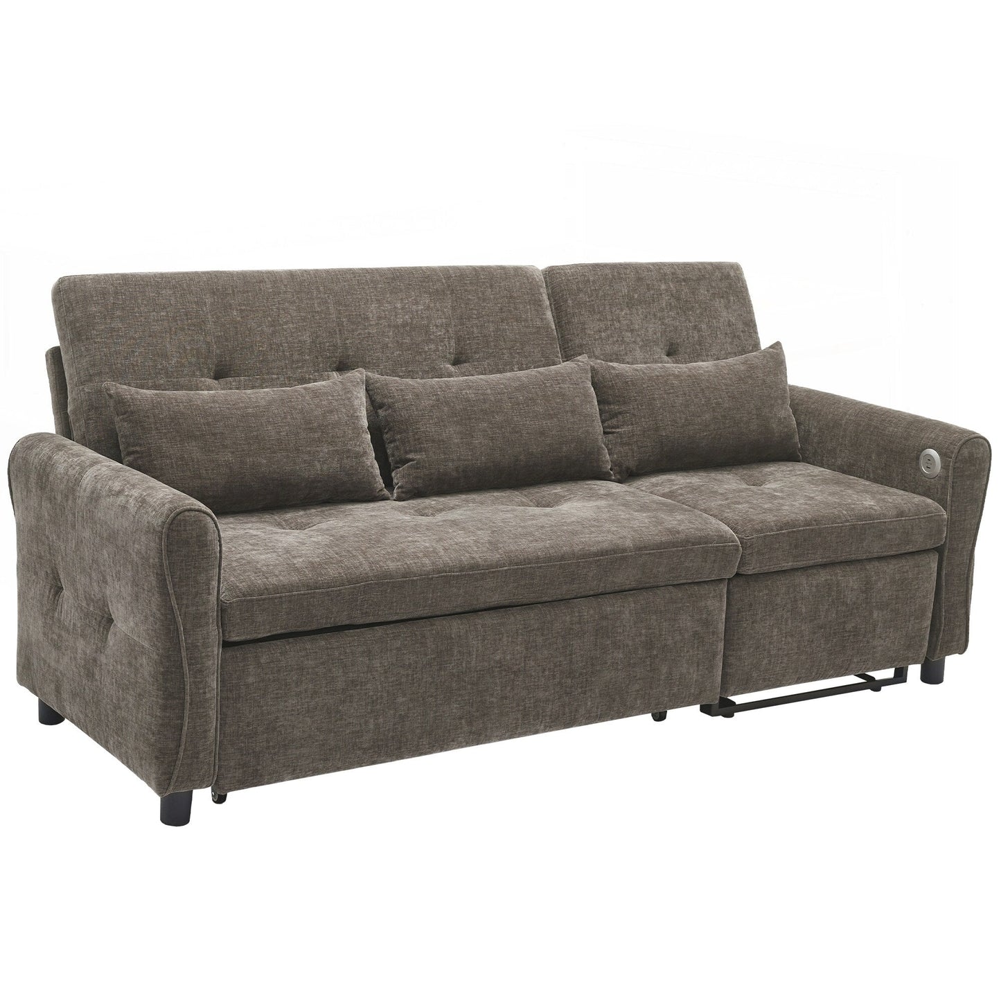 Divano 2 in 1, divano a tre posti da 82 pollici