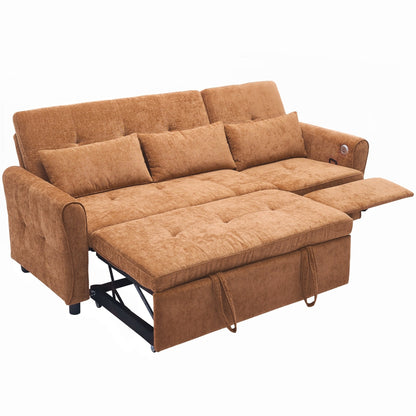 Divano 2 in 1, divano a tre posti da 82 pollici