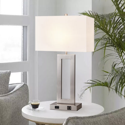 Set di 22 lampade da tavolo USB grigie con controllo touch