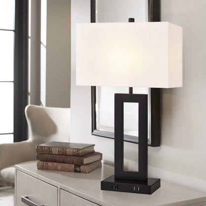 Set di 22 lampade da tavolo USB grigie con controllo touch