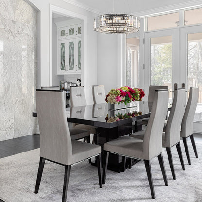 Lampadario da fattoria a 8 luci da 24,8 pollici, lampadario di cristallo, lampadario a tamburo per sala da pranzo, soggiorno, camera da letto, cucina