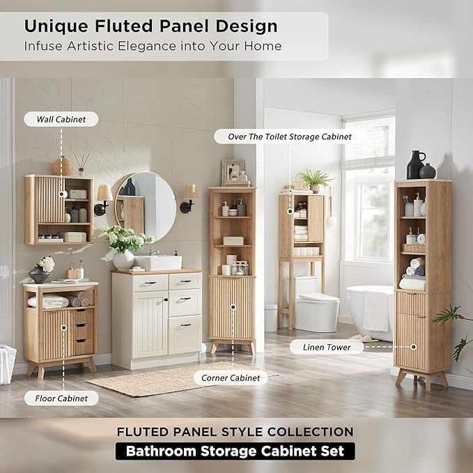 Mobiletto da parete moderno per bagno, armadietto per medicinali, organizer da parete