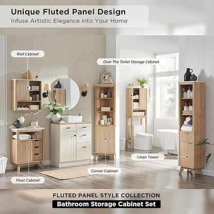 Mobiletto da parete moderno per bagno, armadietto per medicinali, organizer da parete