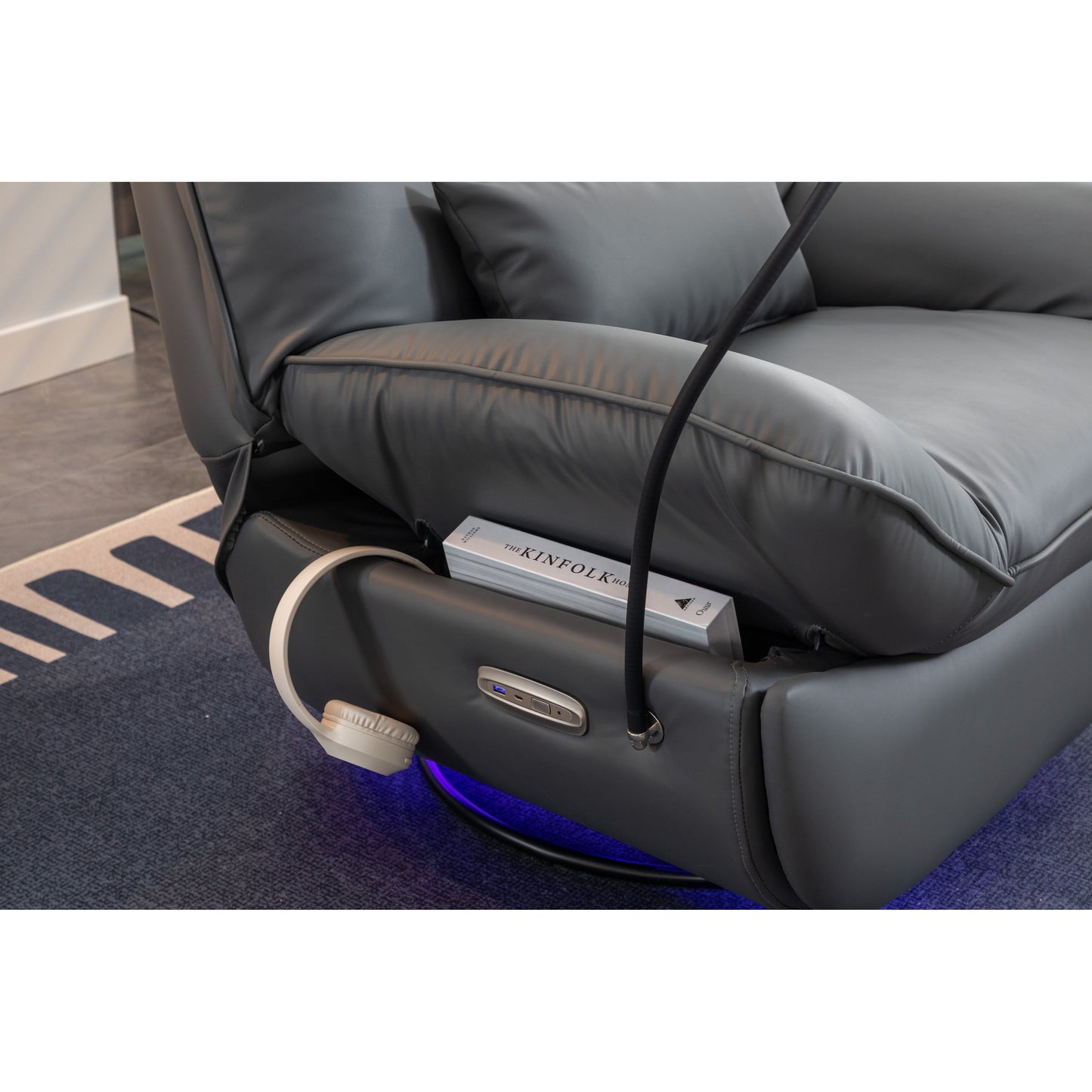 Poltrona reclinabile girevole 270