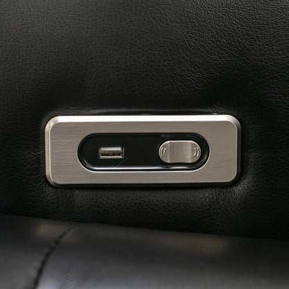 Poltrona reclinabile elettrica girevole a 270°, poltrona multimediale con vassoio multiplo e contenitore