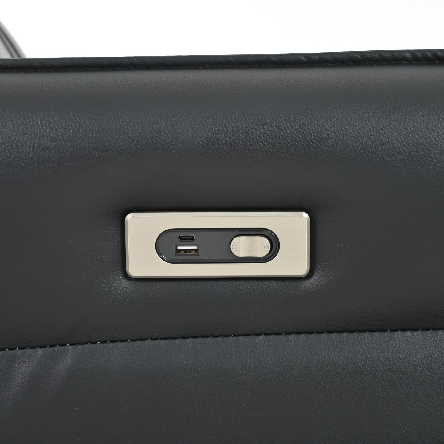 Poltrona reclinabile elettrica girevole a 270° con porte USB