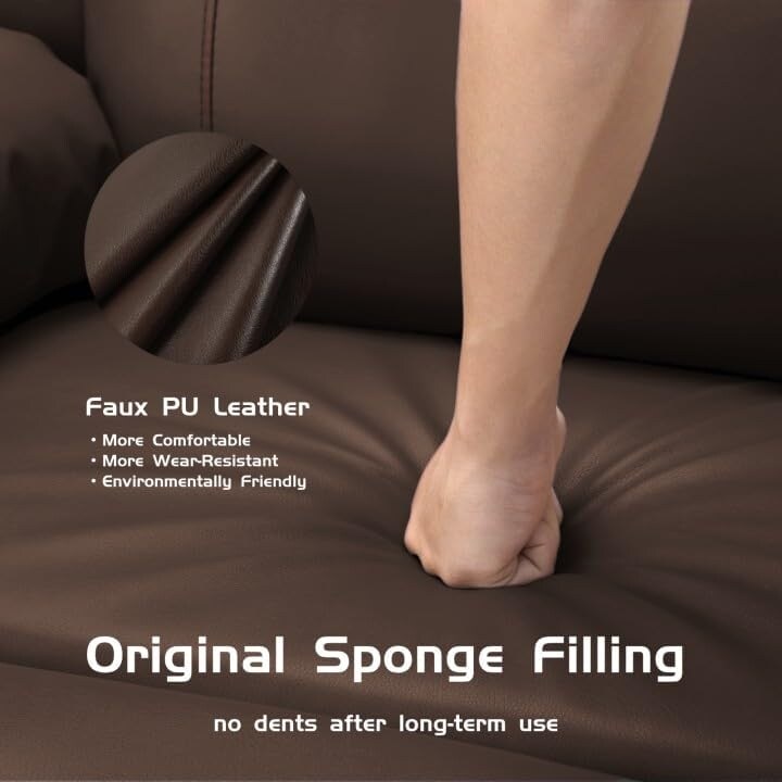 Poltrone reclinabili girevoli a 360° da 27'' con riscaldamento e massaggio