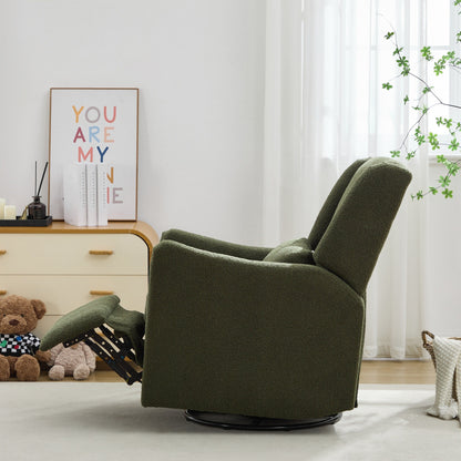 Poltrona reclinabile girevole con schienale alto da 29,5''