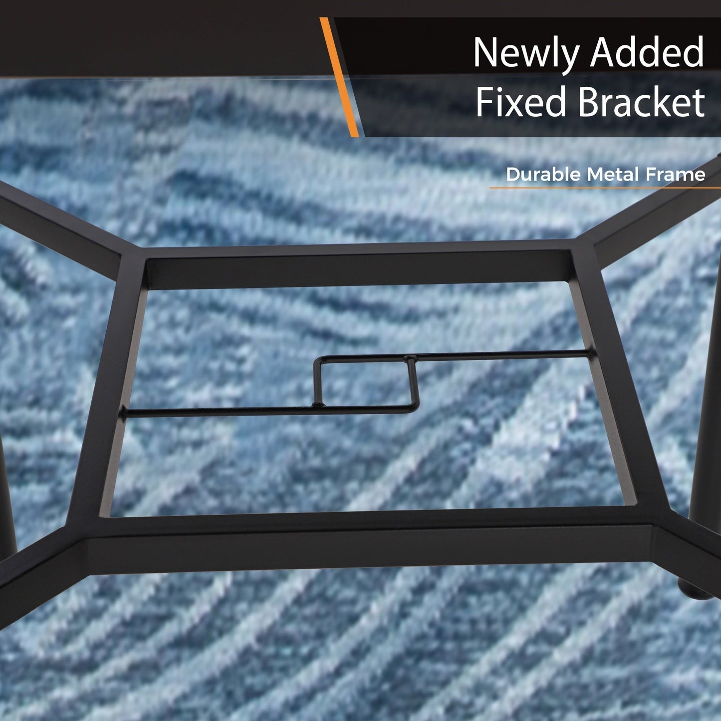 MAISON ARTS Set di sgabelli da bar per patio da 3/5 pezzi, tavolino da caffè in metallo e sgabelli da bar alti girevoli in textilene