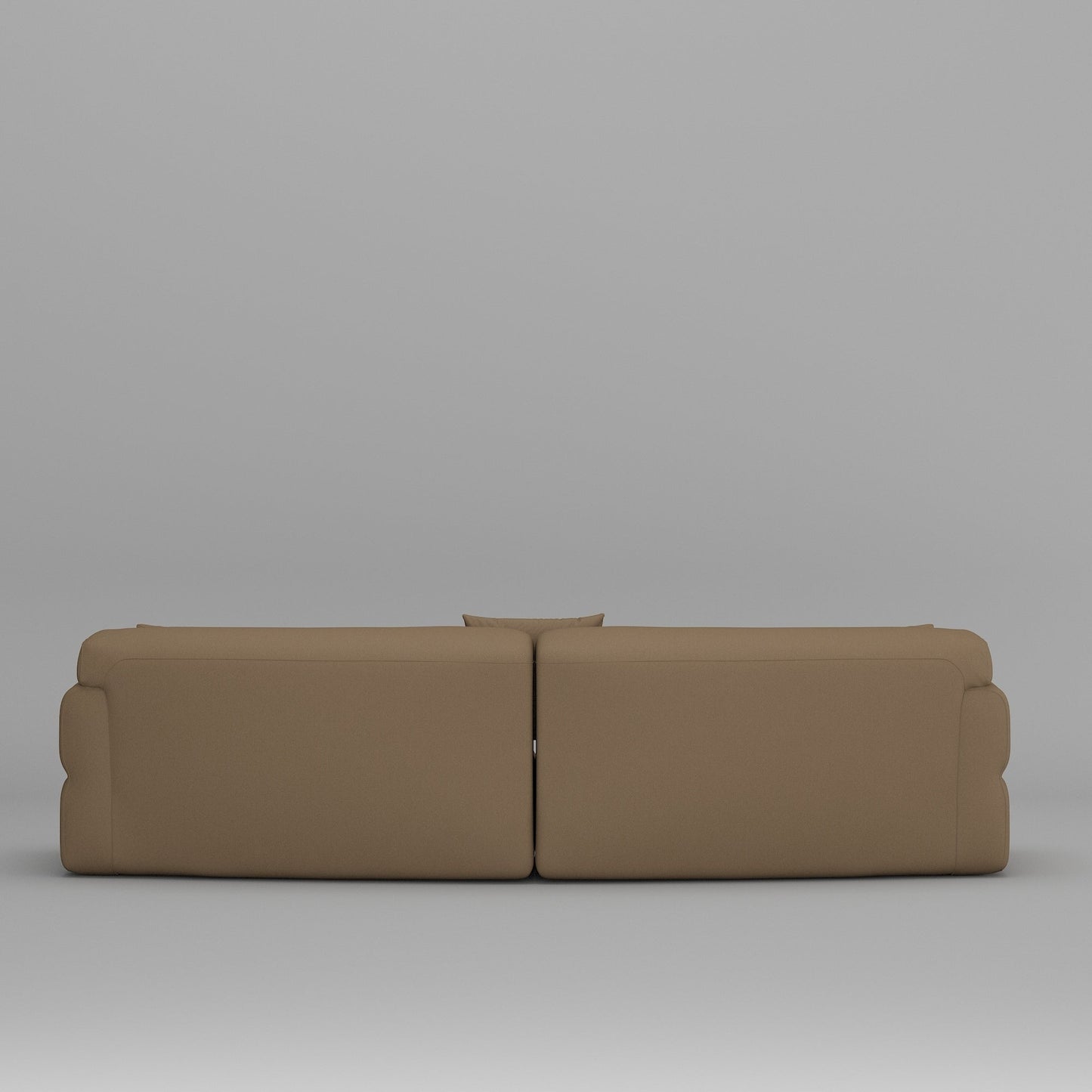 Divano da 3-5 posti, comodo divano imbottito con 3 cuscini morbidi