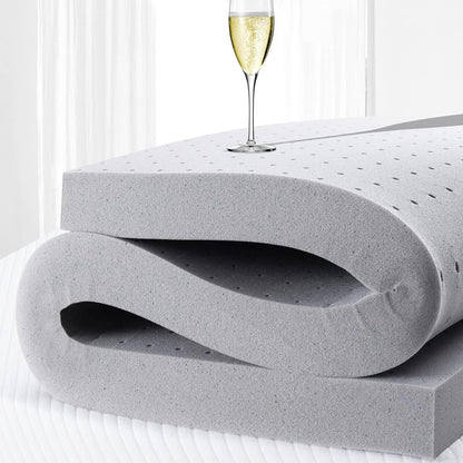 Coprimaterasso da 3 pollici Full, coprimaterasso in memory foam gel per letto matrimoniale per un sonno morbido e rinfrescante, allevia la pressione