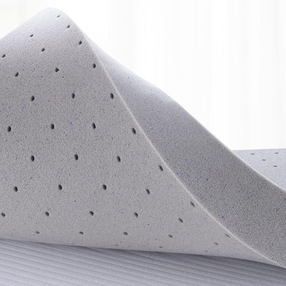 Coprimaterasso da 3 pollici Full, coprimaterasso in memory foam gel per letto matrimoniale per un sonno morbido e rinfrescante, allevia la pressione
