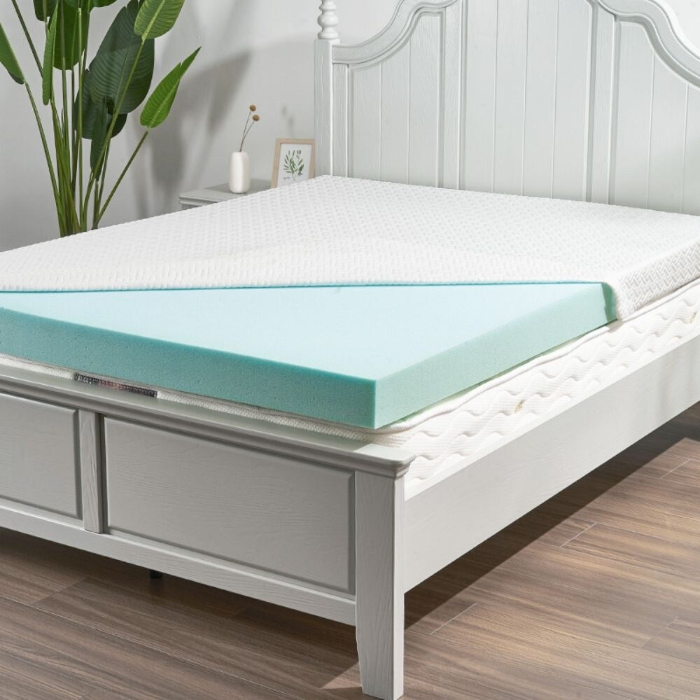 Materasso in memory foam bianco da 3 pollici
