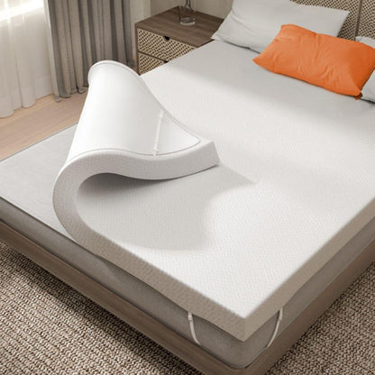 Materasso in memory foam bianco da 3 pollici
