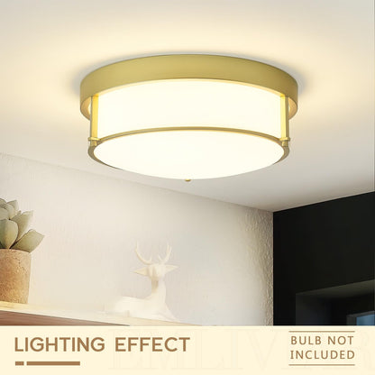 Lampada da soffitto in vetro a 3 luci, montaggio a filo, vetro seminato