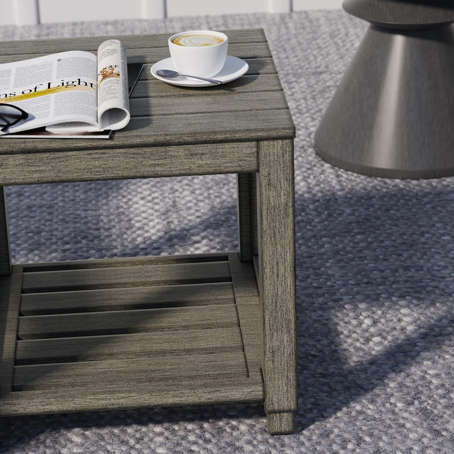 Set da conversazione per patio in alluminio da 3 pezzi con sedie girevoli, struttura dipinta a mano e cuscini