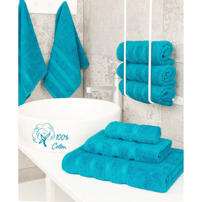 Set di asciugamani da bagno da 3 pezzi, 100% cotone, asciugamani da bagno turco di lusso, asciugamani per il viso extra large, set in saldo