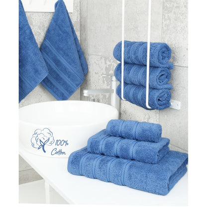 Set di asciugamani da bagno da 3 pezzi, 100% cotone, asciugamani da bagno turco di lusso, asciugamani per il viso extra large, set in saldo