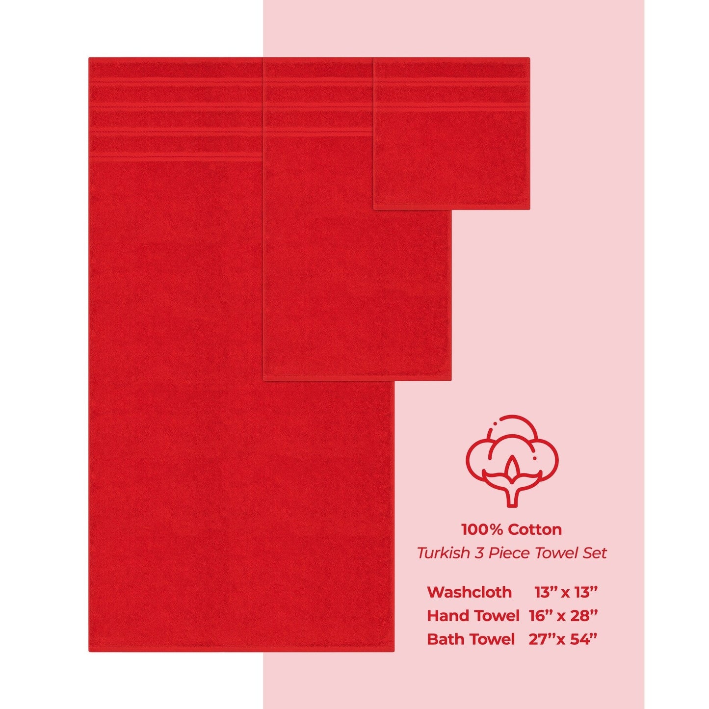 Set di asciugamani da bagno da 3 pezzi, 100% cotone, asciugamani da bagno turco di lusso, asciugamani per il viso extra large, set in saldo