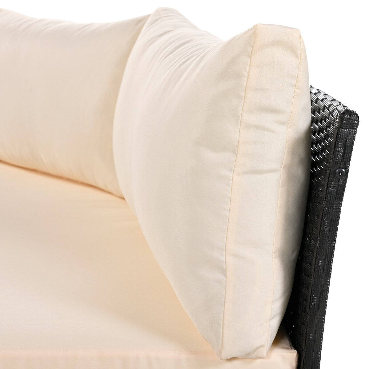 Set da conversazione curvo da esterno da 3 pezzi