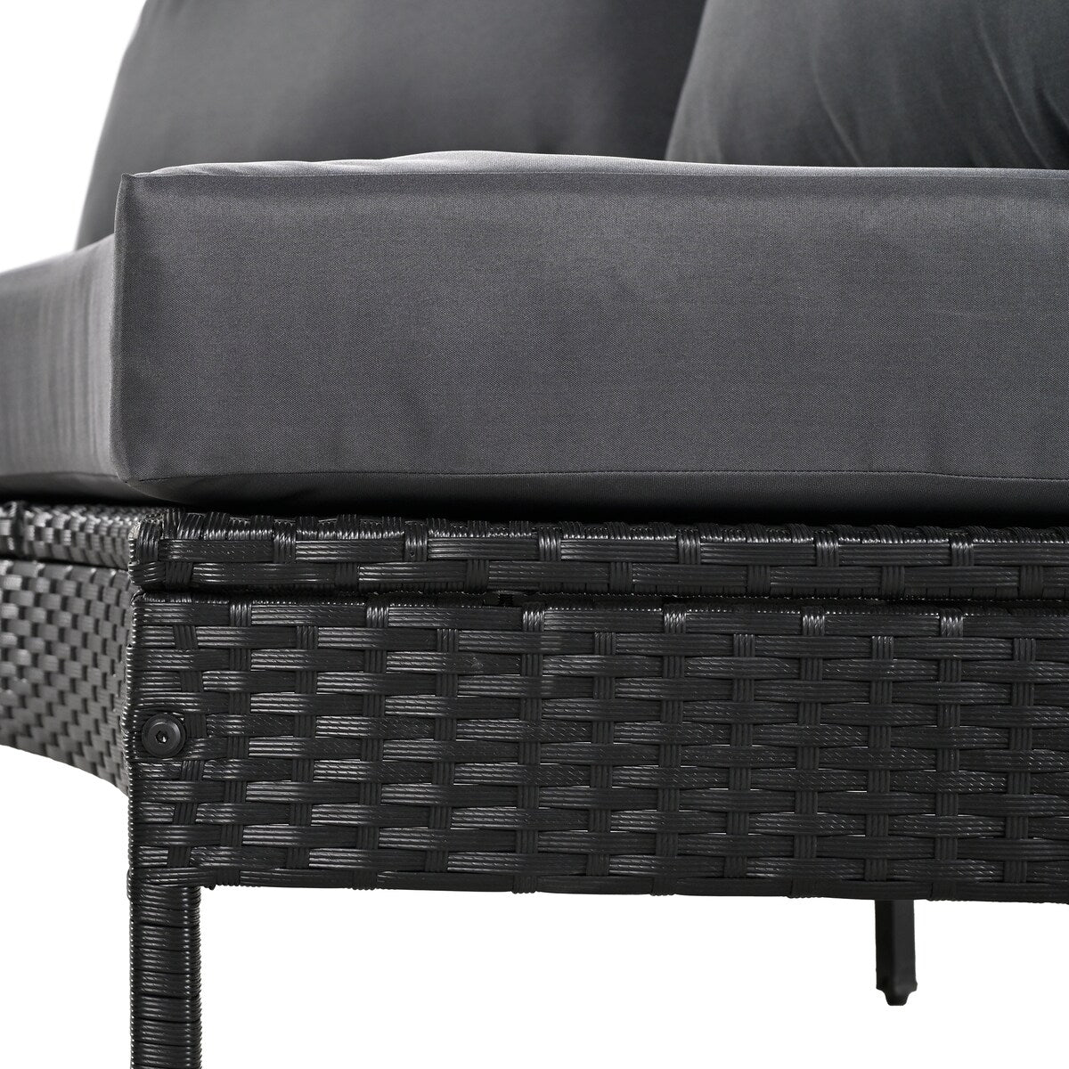 Set da conversazione curvo da esterno da 3 pezzi