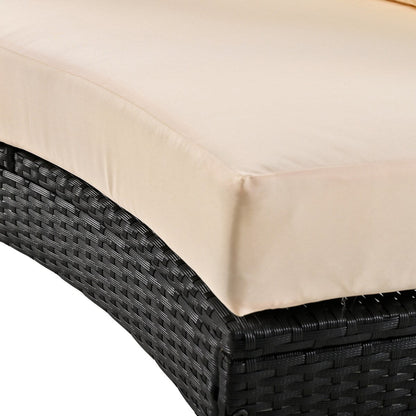 Set da conversazione curvo da esterno da 3 pezzi