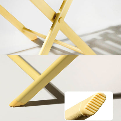 Set da bistrot da patio minimalista da 3 pezzi con tavolo rotondo pieghevole e sedie - 3-Piece-Patio-Bistro-Set