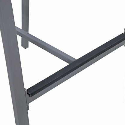 Set da bar in alluminio da esterno, 3 pezzi, set da pranzo per patio