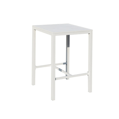 Set da bar in alluminio da esterno, 3 pezzi, set da pranzo per patio