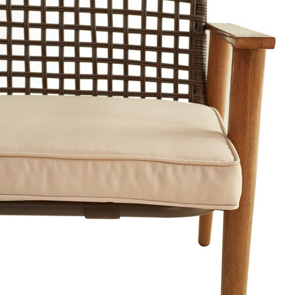 Set da conversazione per esterni in rete da 3 pezzi