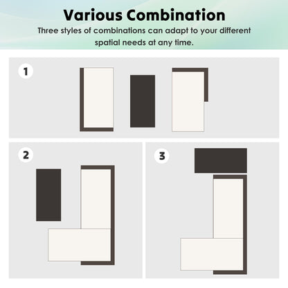 Set di mobili da esterno in rattan PE da 3 pezzi, divano a due posti in vimini per conversazione, divano componibile con cuscino