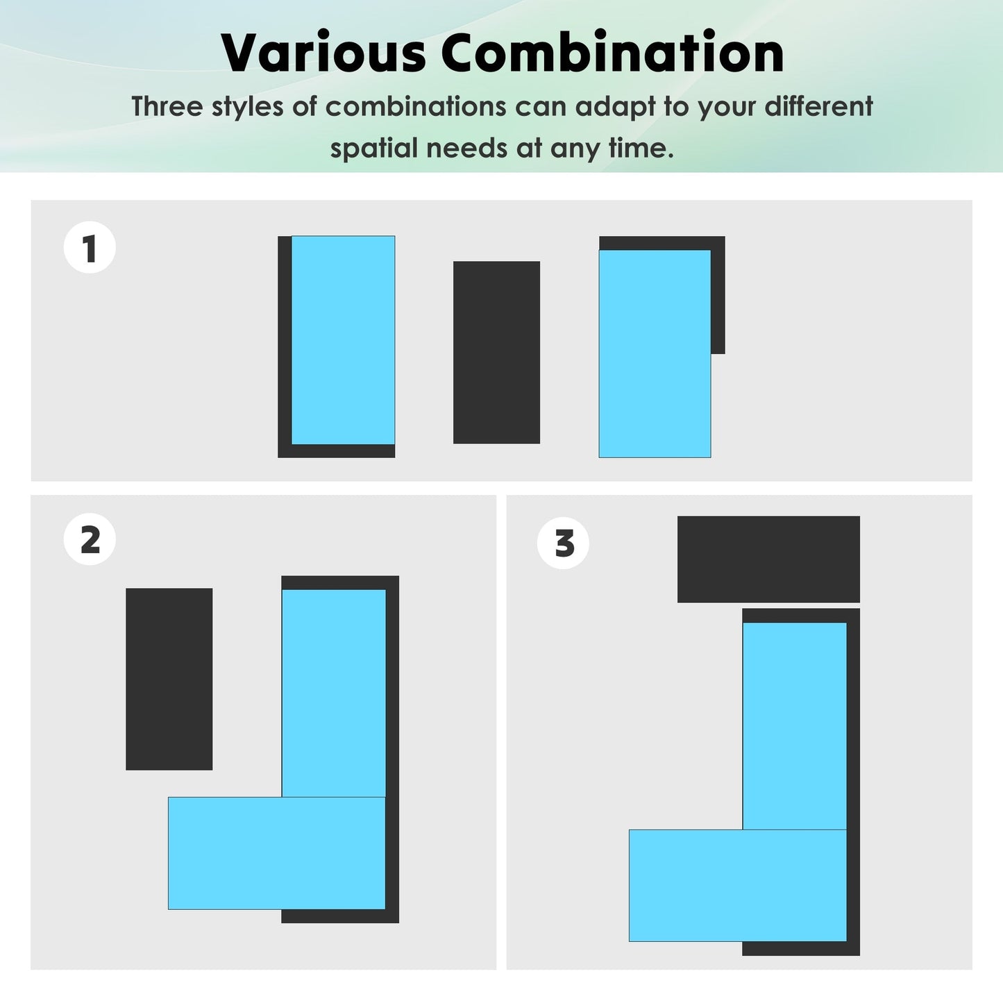 Set di mobili da esterno in rattan PE da 3 pezzi, divano a due posti in vimini per conversazione, divano componibile con cuscino