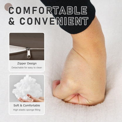 Set di mobili da esterno per patio, 3 pezzi, set di sedie da conversazione in rattan con tavolino laterale e cuscini