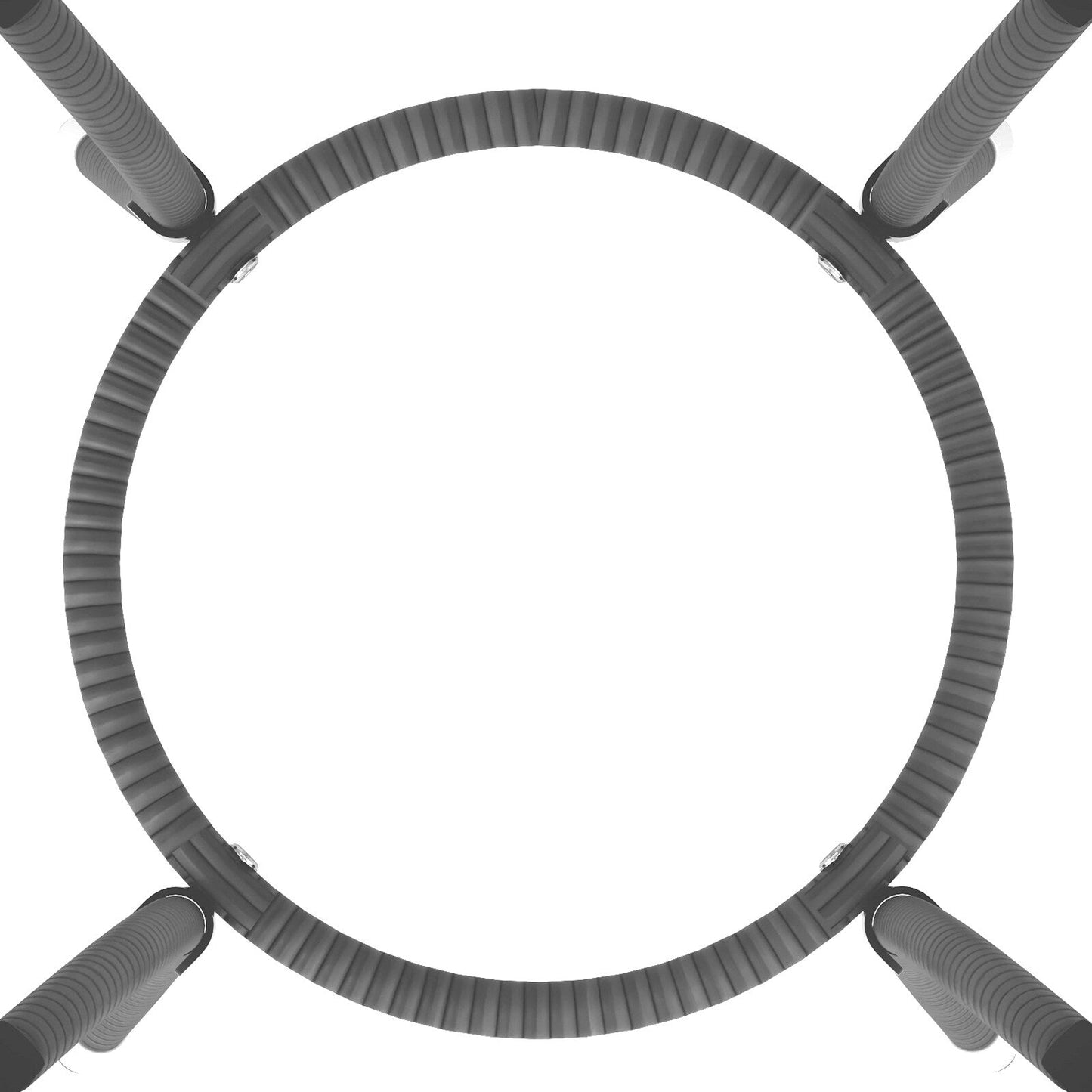 Set da giardino da 3 pezzi con sedie imbottite e tavolino da caffè con piano in vetro - 20 x 20 x 28