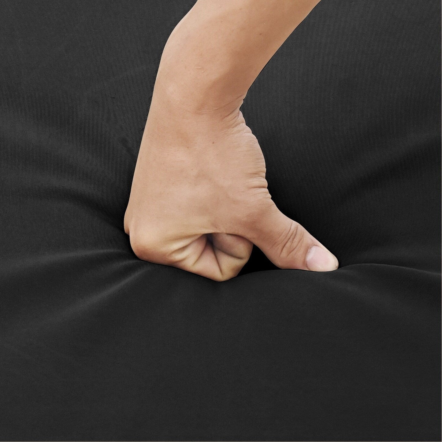 Set da giardino da 3 pezzi con sedie imbottite e tavolino da caffè con piano in vetro - 20 x 20 x 28