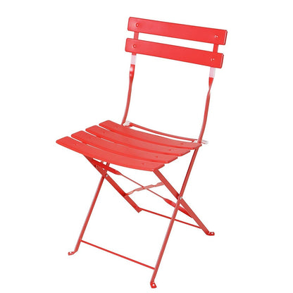 Set da bistrot per patio in acciaio di alta qualità da 3 pezzi Clihome Outdoor