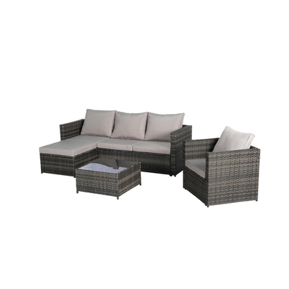 Set di mobili da giardino da 3 pezzi