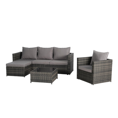 Set di mobili da giardino da 3 pezzi