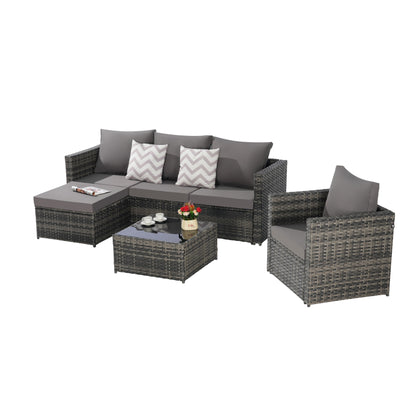 Set di mobili da giardino da 3 pezzi