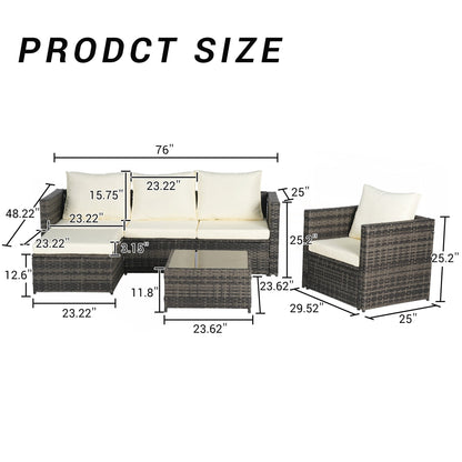 Set di mobili da giardino da 3 pezzi