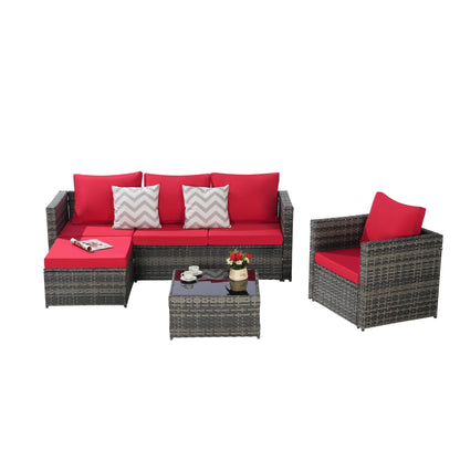 Set di mobili da giardino da 3 pezzi