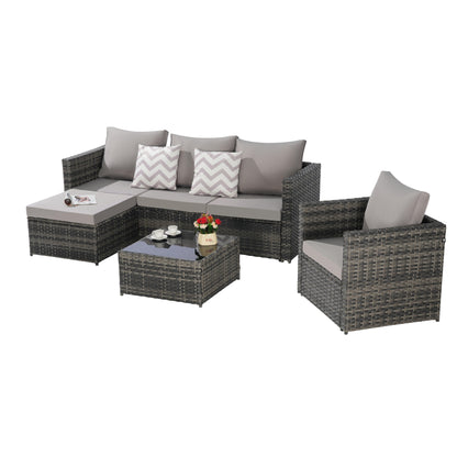 Set di mobili da giardino da 3 pezzi