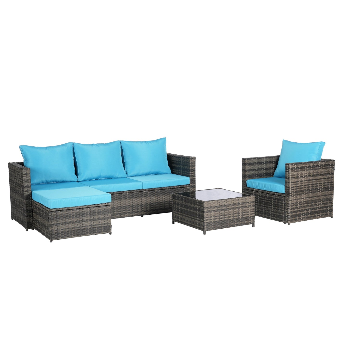 Set di mobili da giardino da 3 pezzi