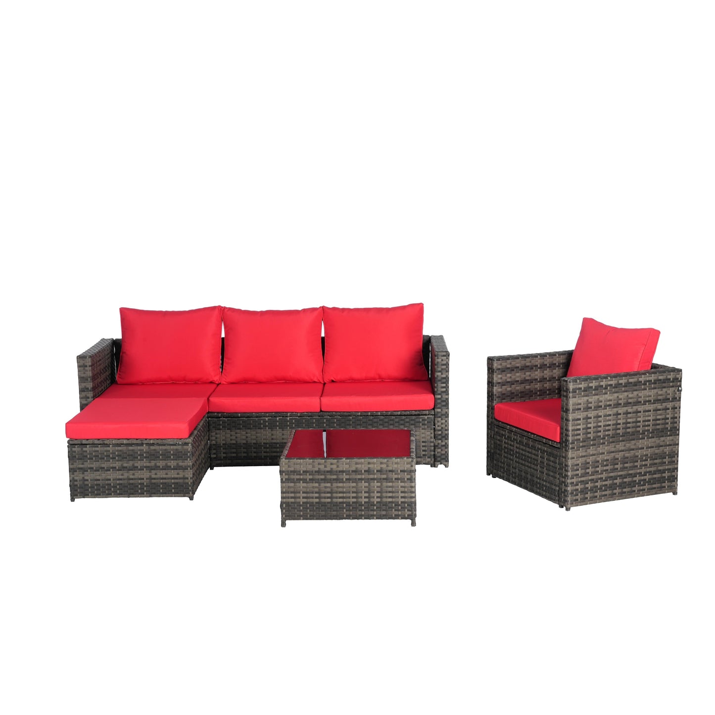 Set di mobili da giardino da 3 pezzi