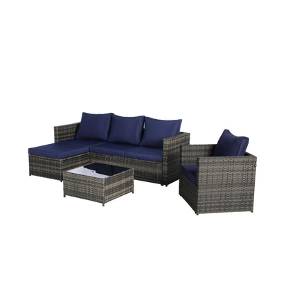 Set di mobili da giardino da 3 pezzi