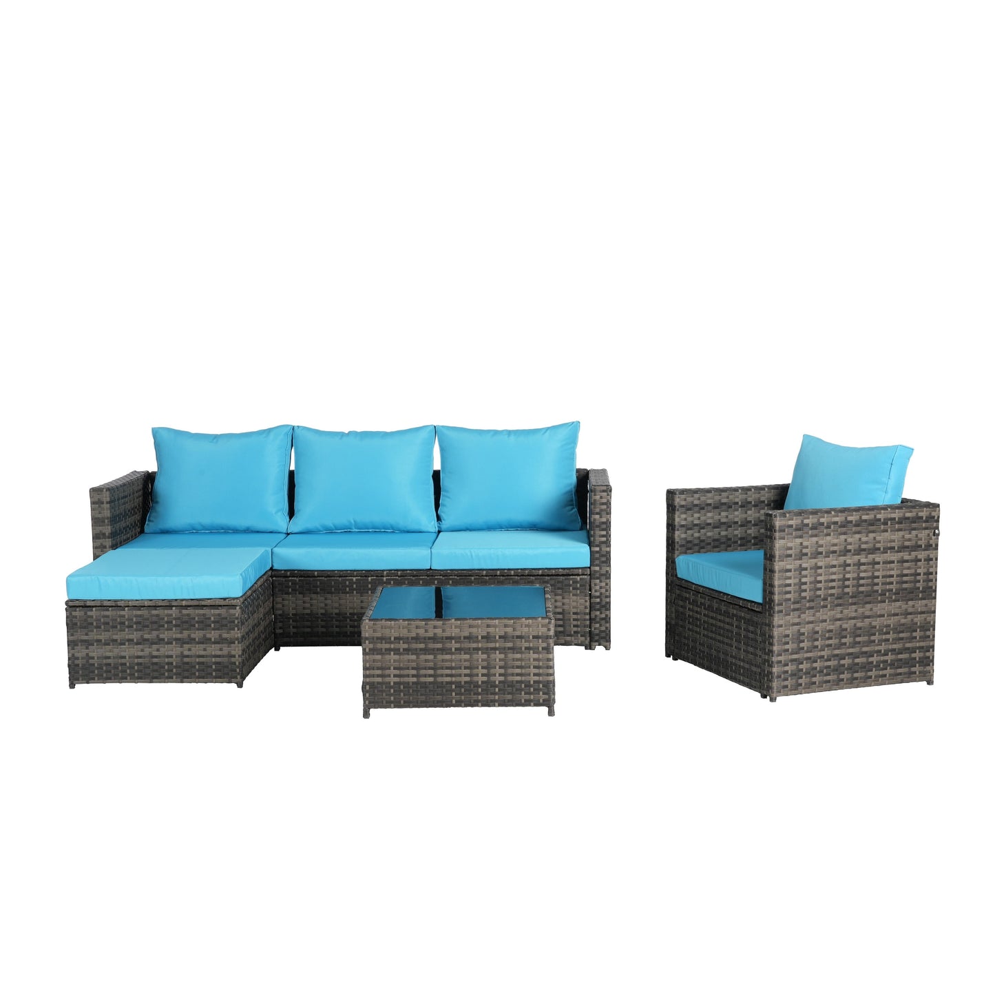 Set di mobili da giardino da 3 pezzi