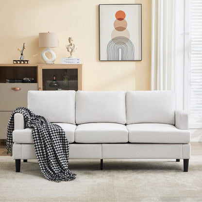 Divano a 3 posti - Tessuto traspirante, braccioli di supporto e gambe robuste