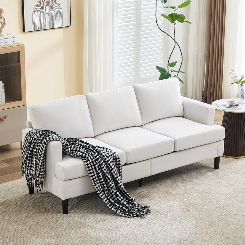 Divano a 3 posti - Tessuto traspirante, braccioli di supporto e gambe robuste